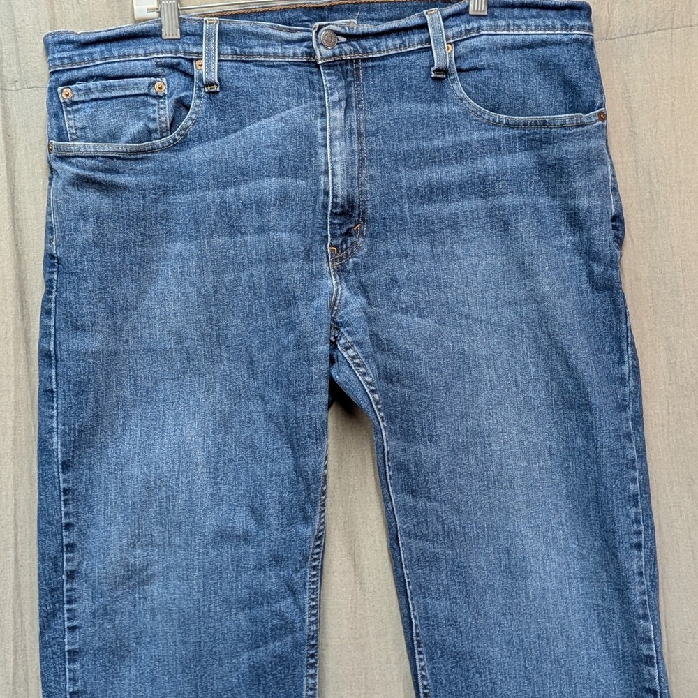 Levis 559 Relaxed Straight Leg Blue Denim Jeans Mens 38x32 Medium Wash
